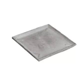 Alátét szögletes szürke 14cm