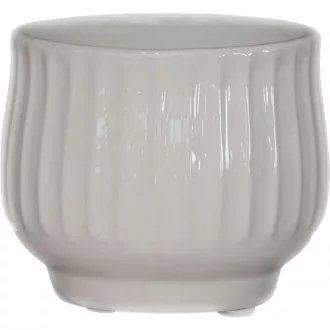 Kaspó Leda fehér 8cm